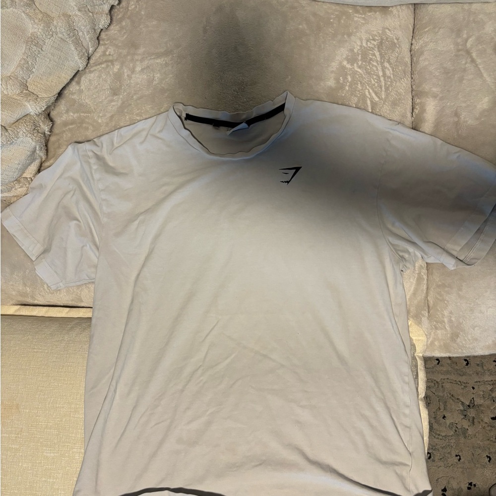 Gymshark White Short Sleeve Tee Classic Design